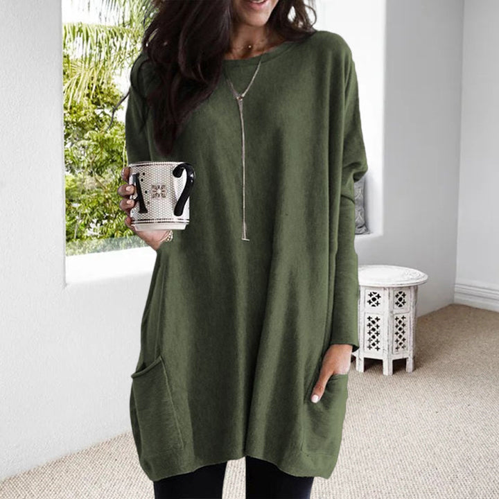 Edandi™ | Eleganter Baumwollpullover mit Taschen