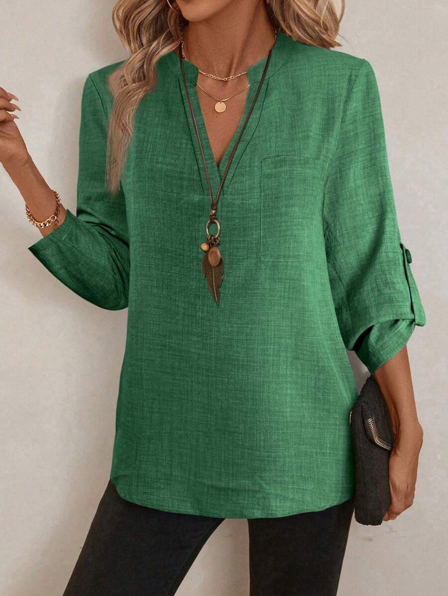 Emery™ | Elegante Blumenbluse