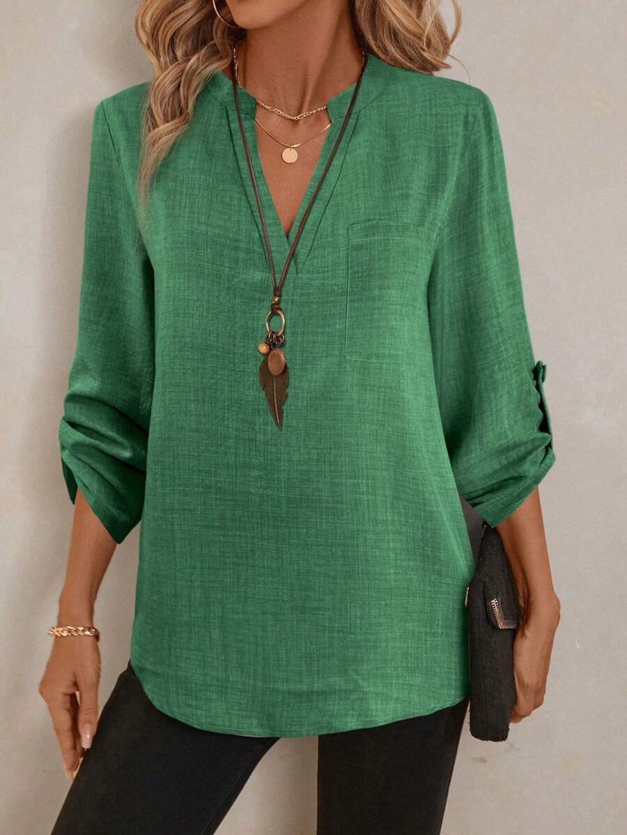 Emery™ | Elegante Blumenbluse