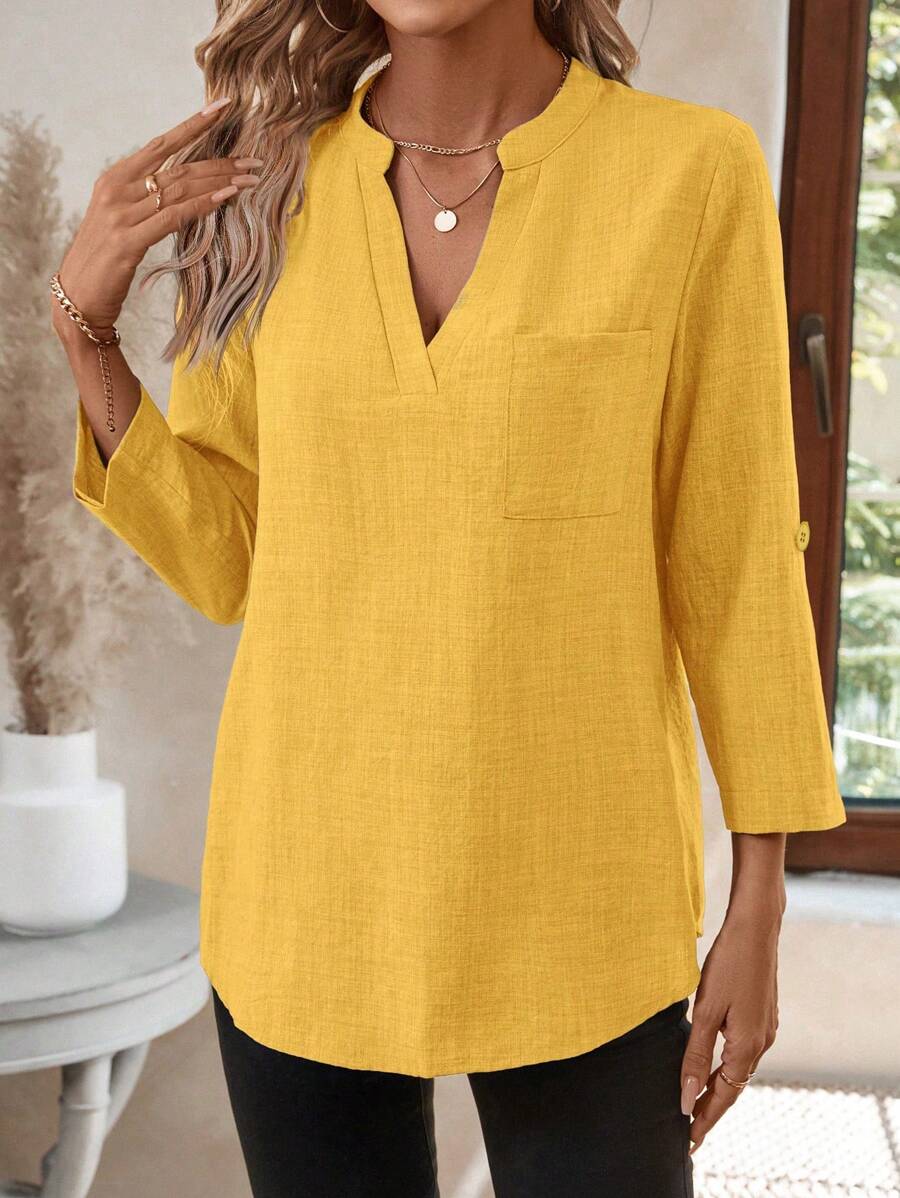 Emery™ | Elegante Blumenbluse