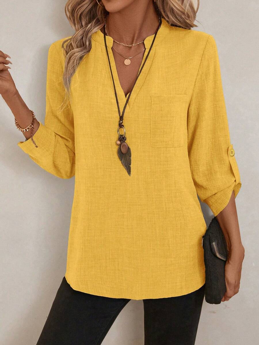 Emery™ | Elegante Blumenbluse