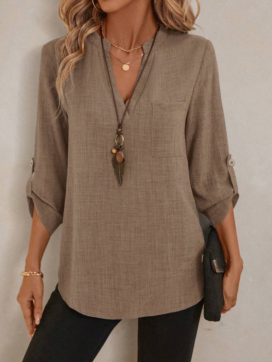 Emery™ | Elegante Blumenbluse
