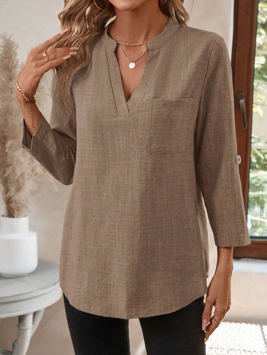 Emery™ | Elegante Blumenbluse