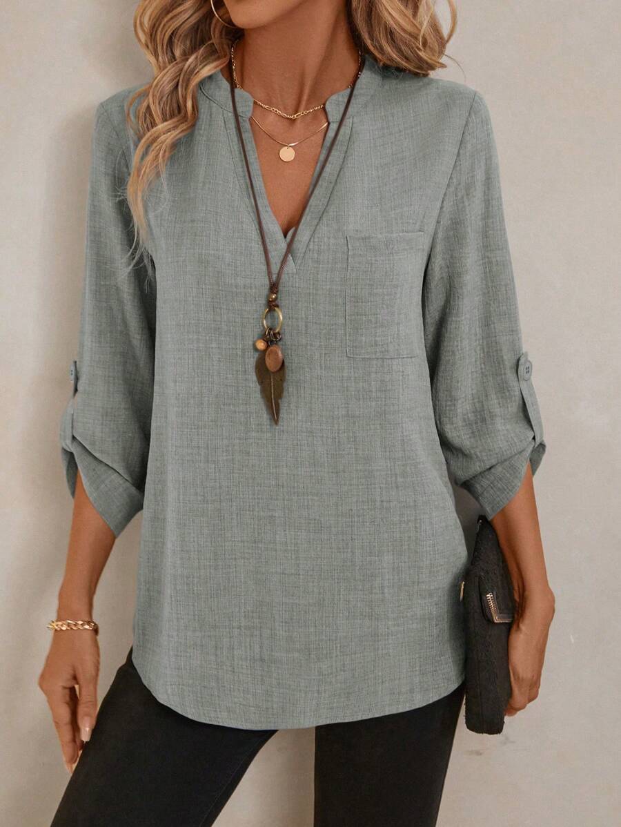 Emery™ | Elegante Blumenbluse