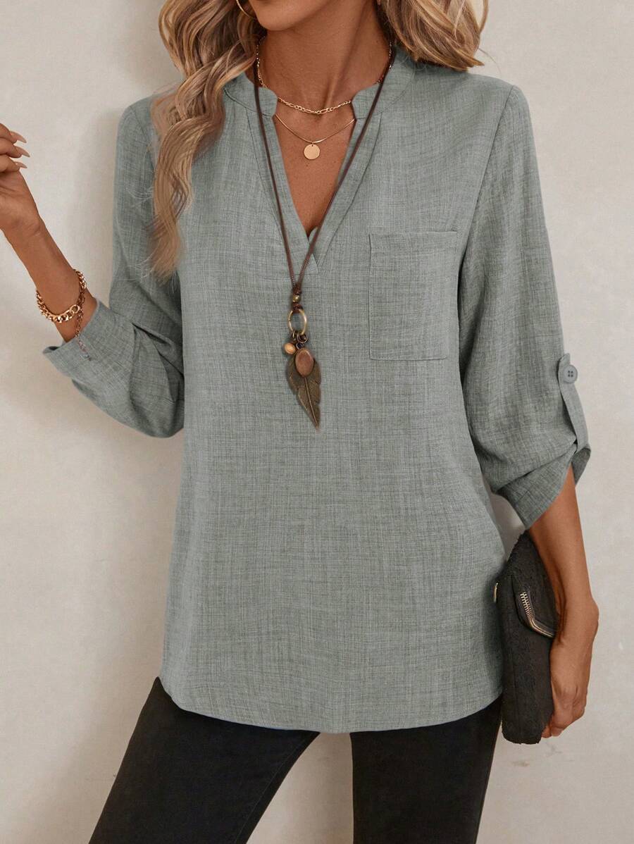 Emery™ | Elegante Blumenbluse