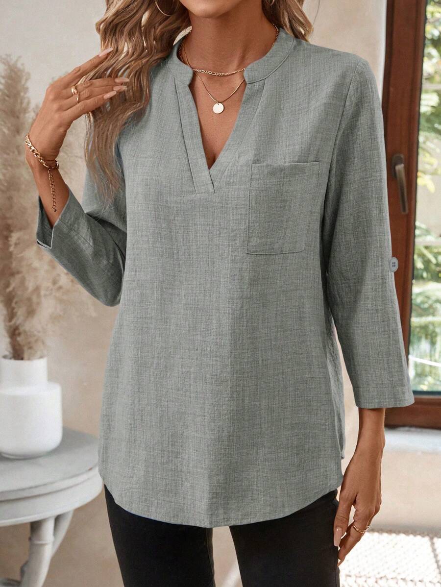 Emery™ | Elegante Blumenbluse