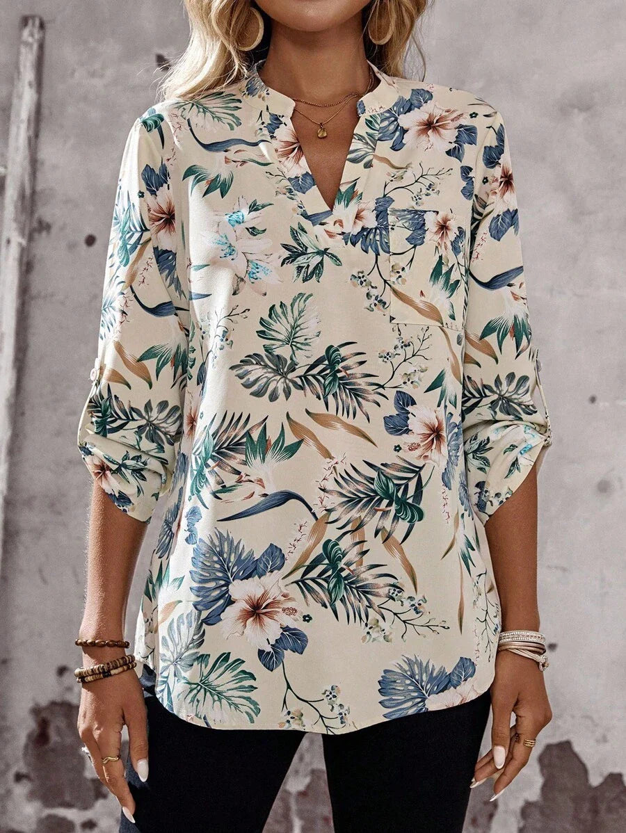 Emery™ | Elegante Blumenbluse