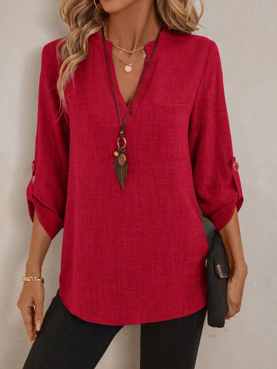 Emery™ | Elegante Blumenbluse