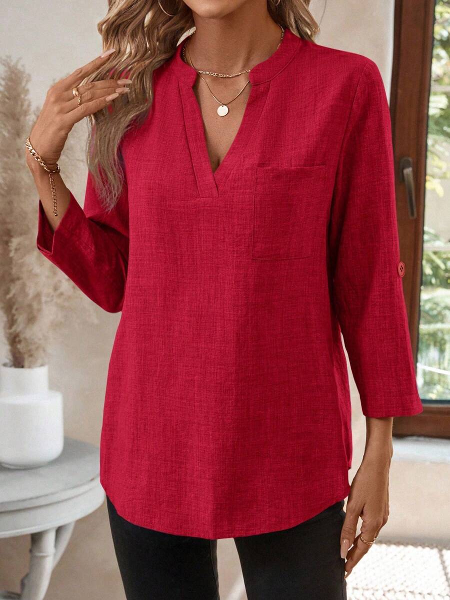 Emery™ | Elegante Blumenbluse