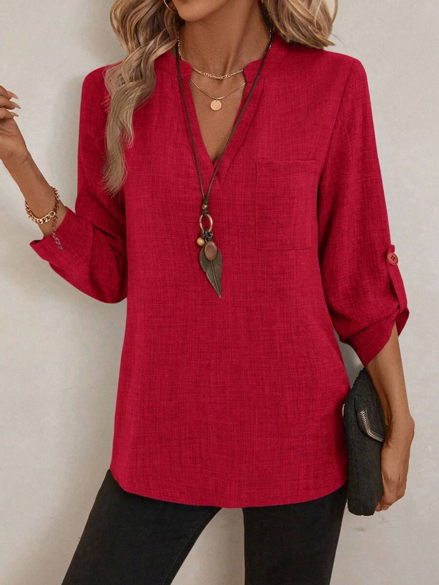 Emery™ | Elegante Blumenbluse