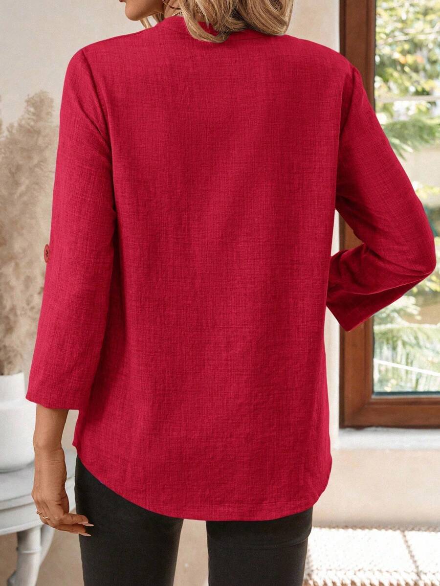 Emery™ | Elegante Blumenbluse