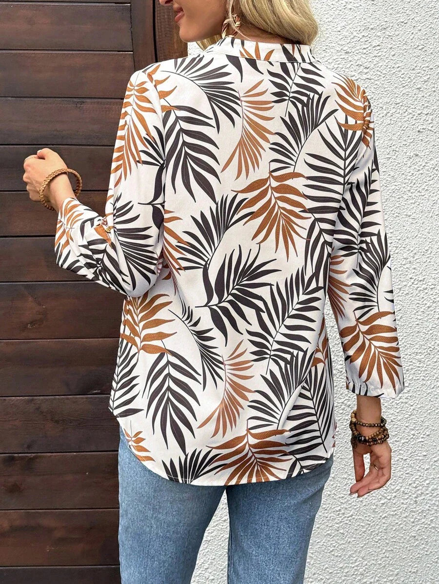 Emery™ | Elegante Blumenbluse