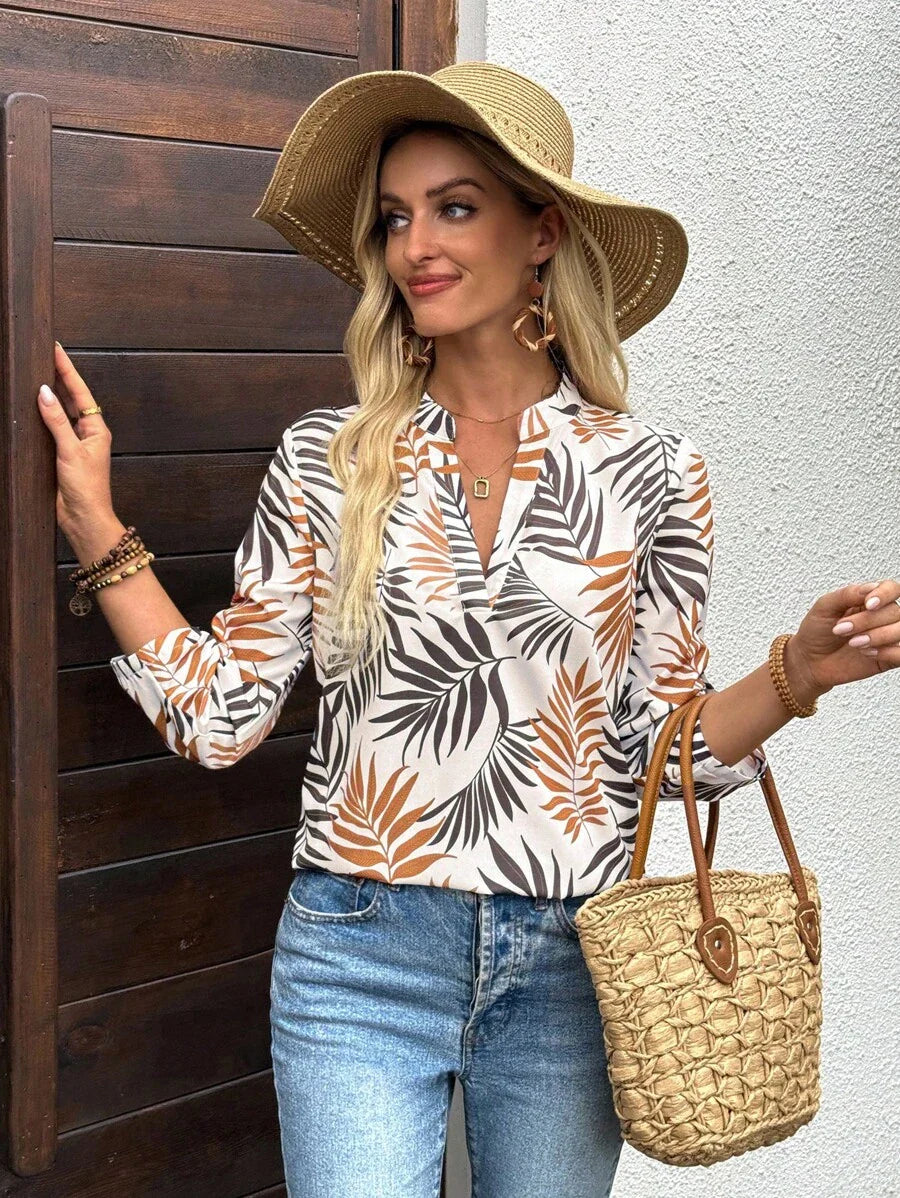 Emery™ | Elegante Blumenbluse