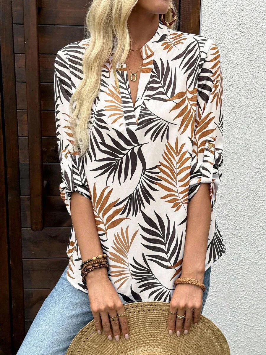 Emery™ | Elegante Blumenbluse