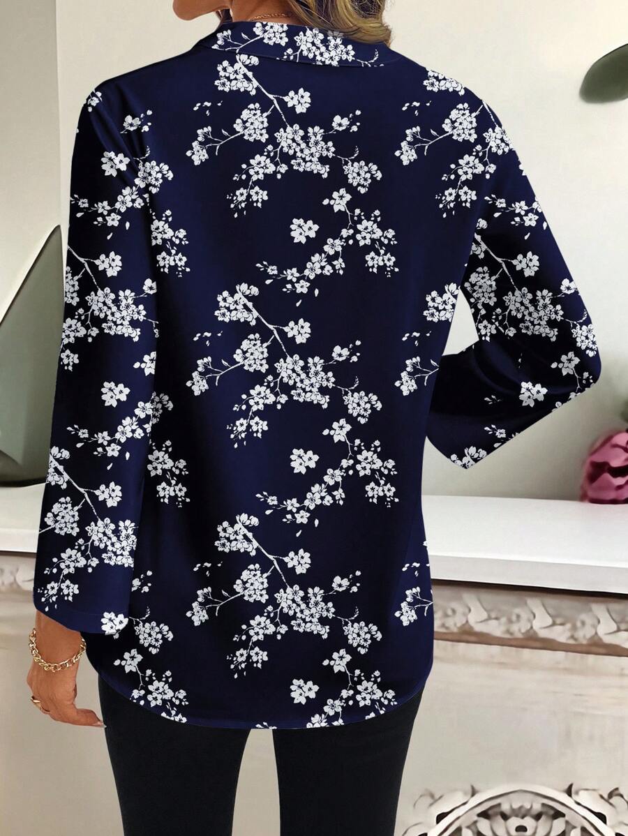 Emery™ | Elegante Blumenbluse