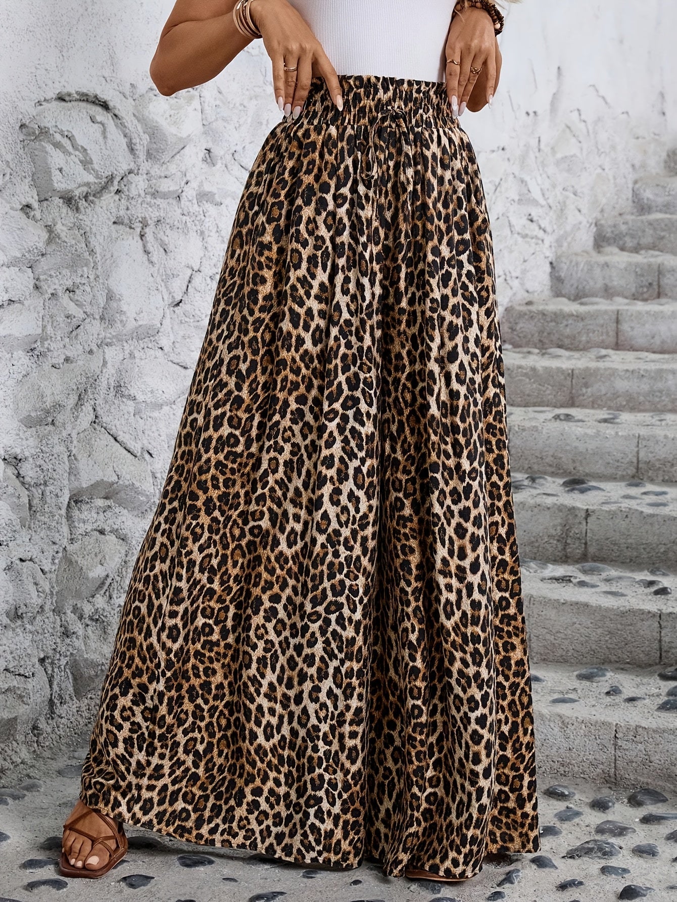 Naya™ | Elegante Leichte Leopardenhose