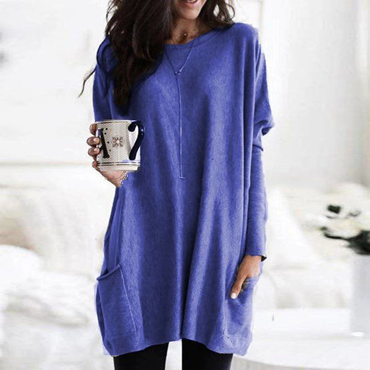 Edandi™ | Eleganter Baumwollpullover mit Taschen