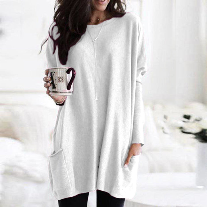 Edandi™ | Eleganter Baumwollpullover mit Taschen