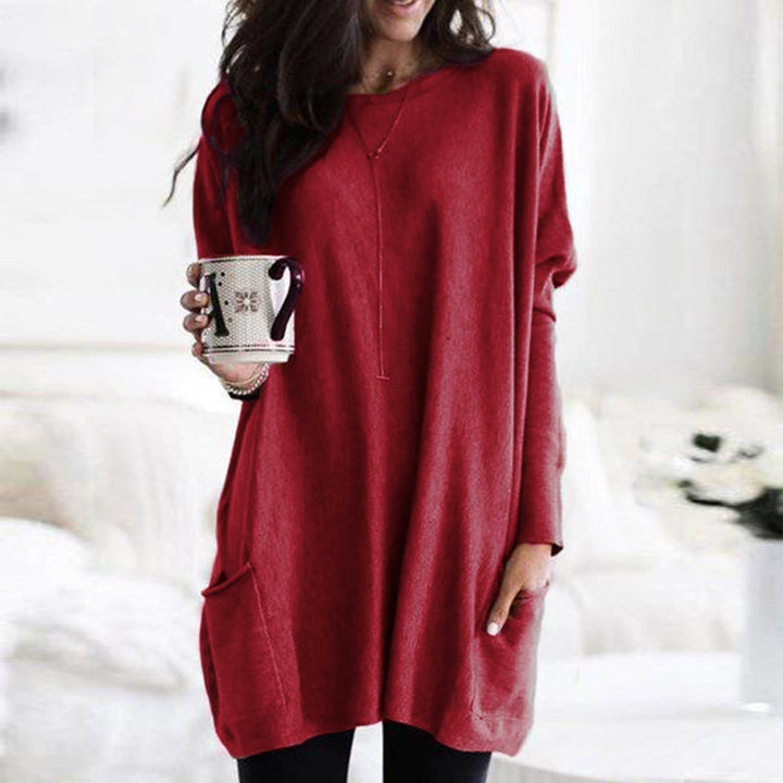 Edandi™ | Eleganter Baumwollpullover mit Taschen