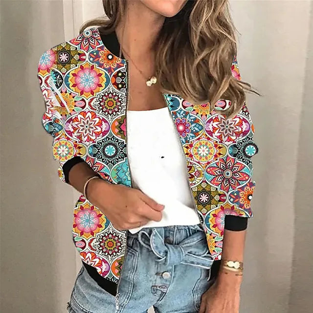 Celia™ | Elegante und Bequeme Bedruckte Jacke