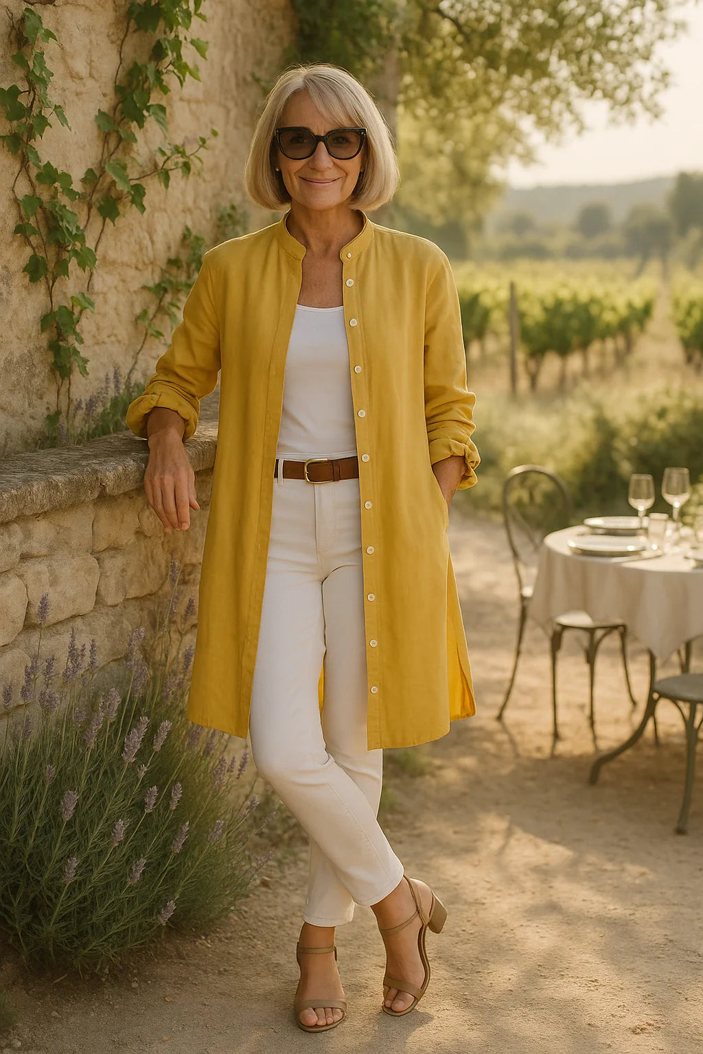 Camilya™ | Ausgestellte Baumwollhemdjacke