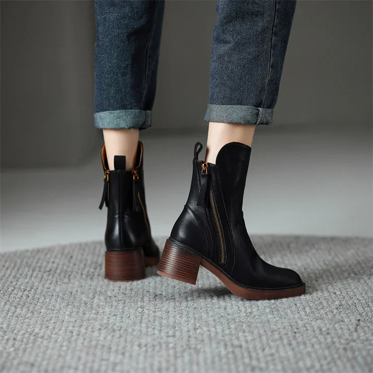 Tresa™ | Elegante Lederstiefel