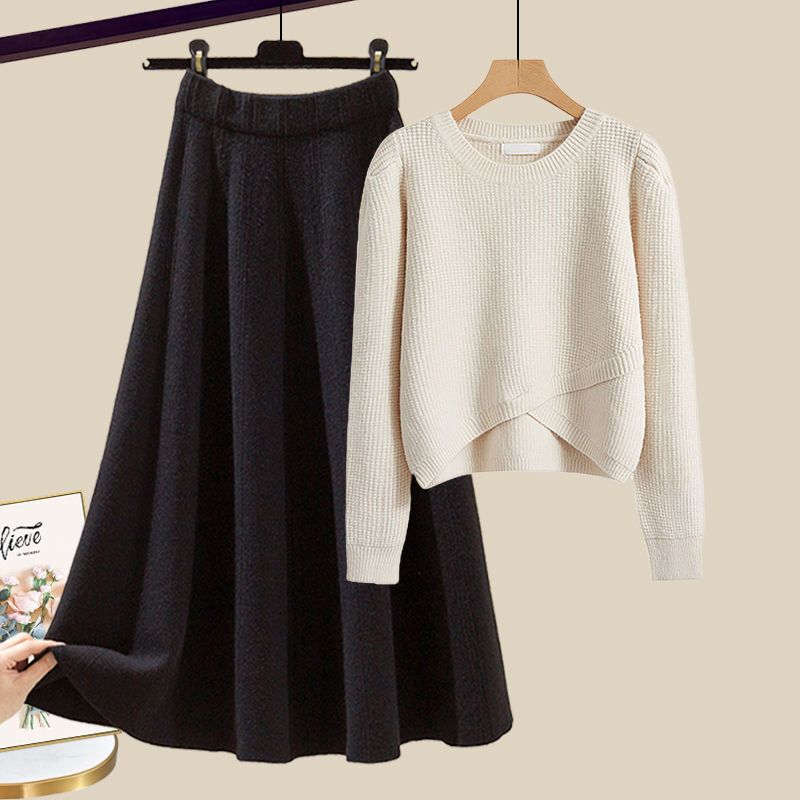Anne™ | Elegantes Strick-Ensemble mit Pullover und Rock