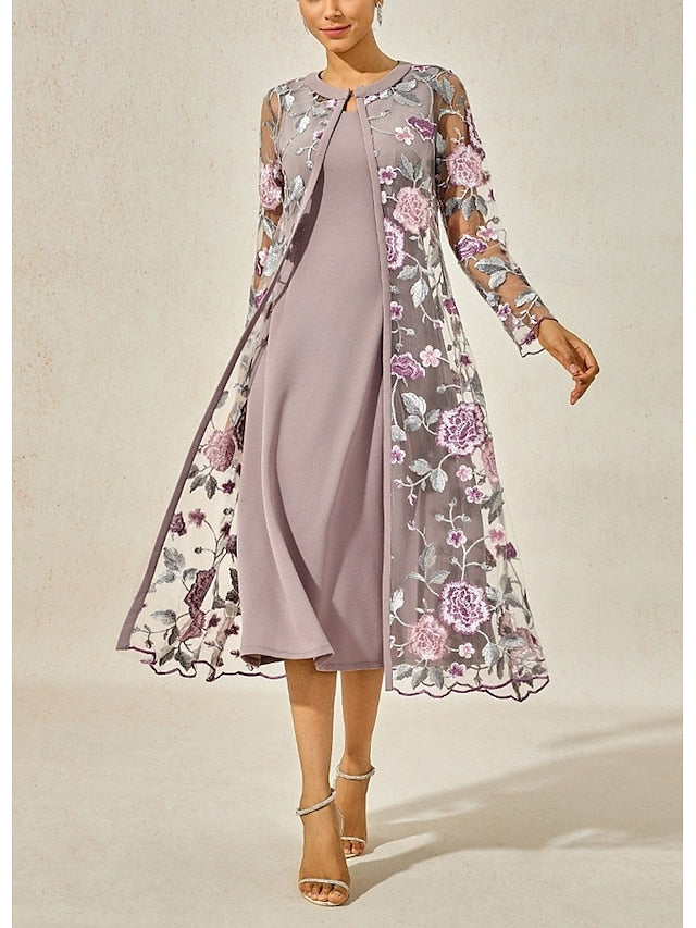 Leste™ | Elegantes Cocktailkleid in Tee-Länge
