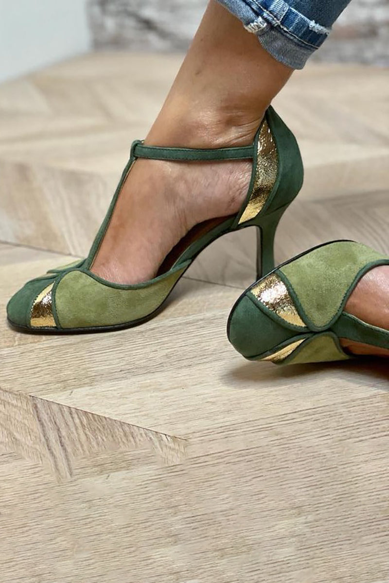 Taviana™ | Elegante Patchwork-Pumps