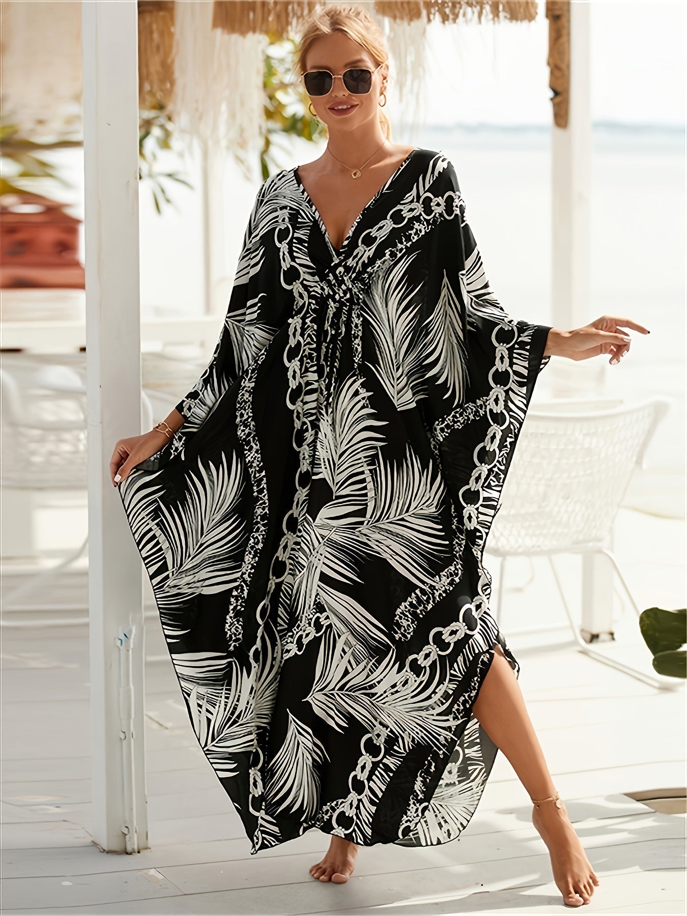 Calliope™ | Elegantes Tropenkleid aus Bambus