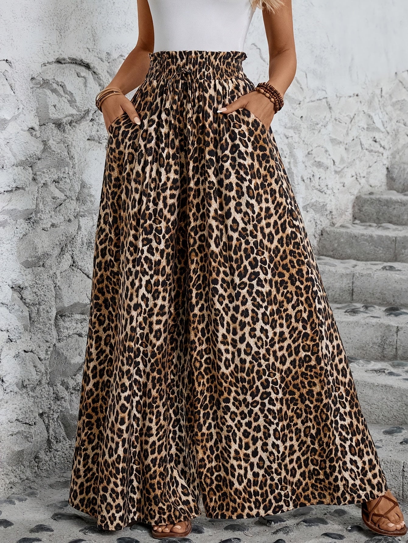 Naya™ | Elegante Leichte Leopardenhose