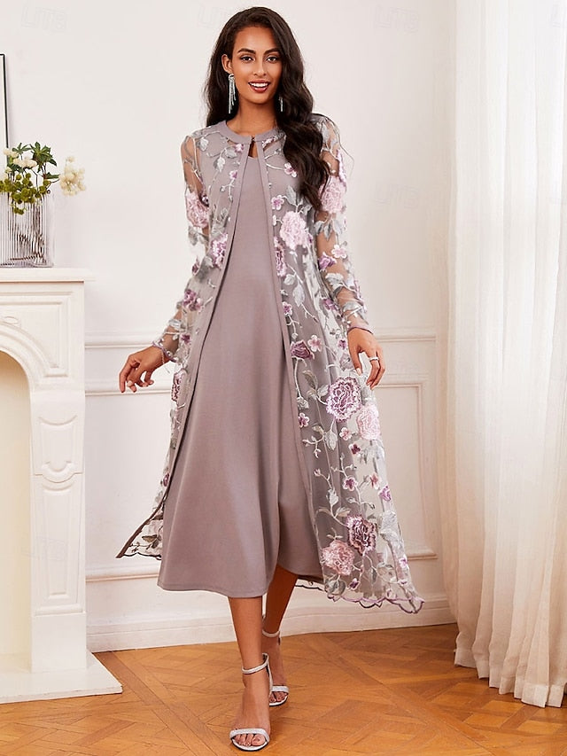 Leste™ | Elegantes Cocktailkleid in Tee-Länge