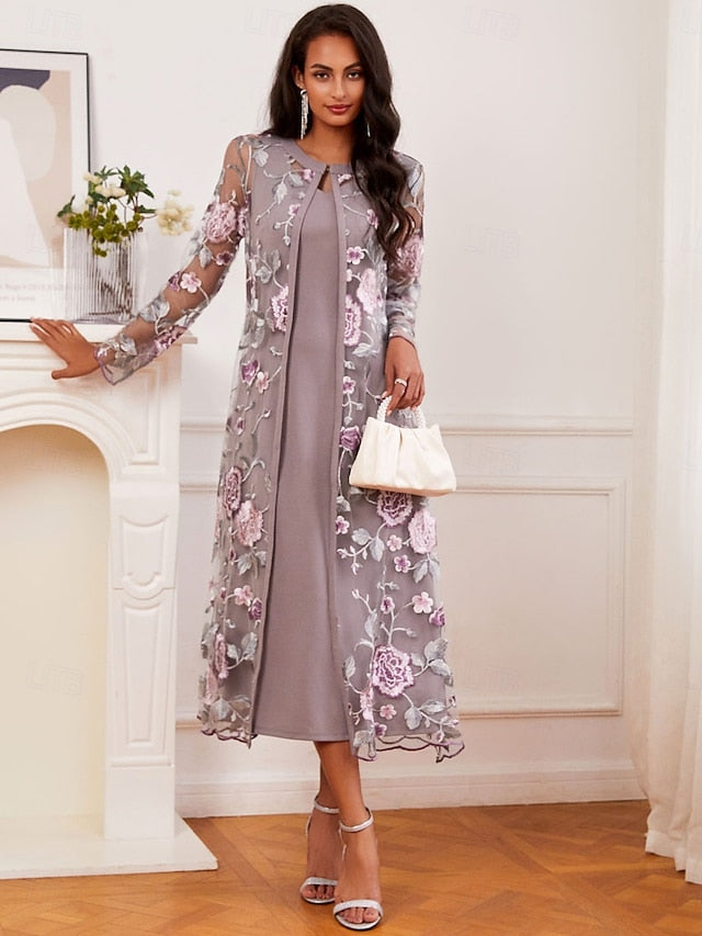 Leste™ | Elegantes Cocktailkleid in Tee-Länge