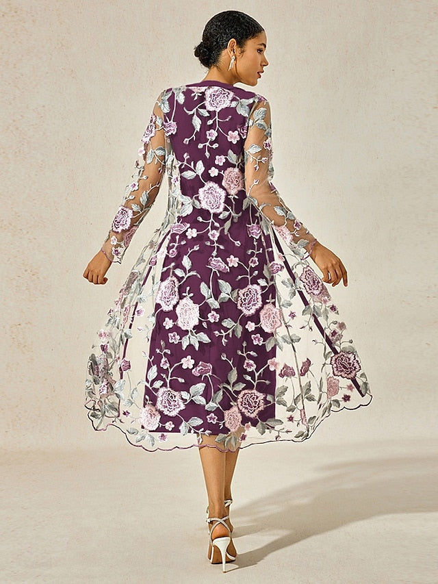 Leste™ | Elegantes Cocktailkleid in Tee-Länge
