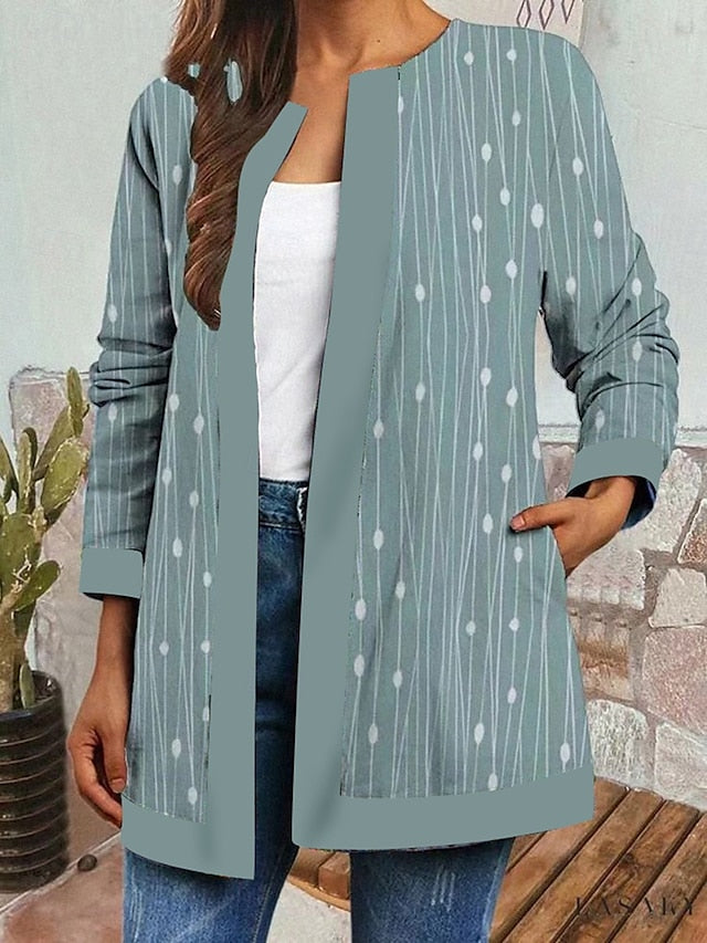Livia™ | Vintage Casual Blume Bedruckte Jacke