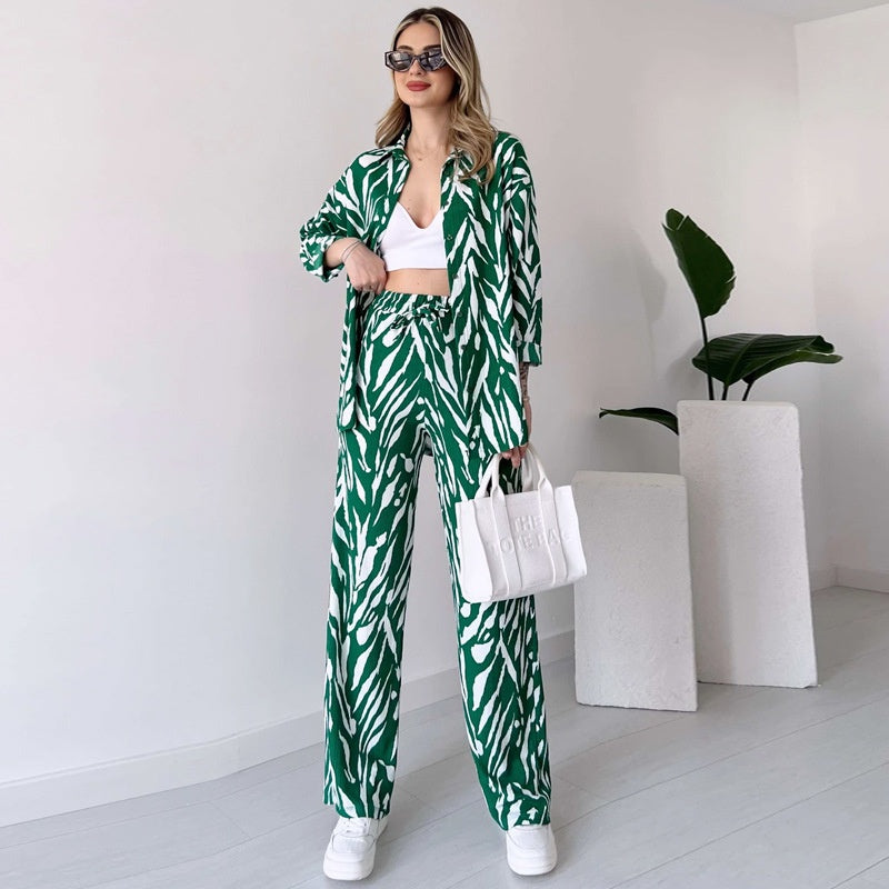 Ahri™ | Schickes Zebra-Druck Ensemble