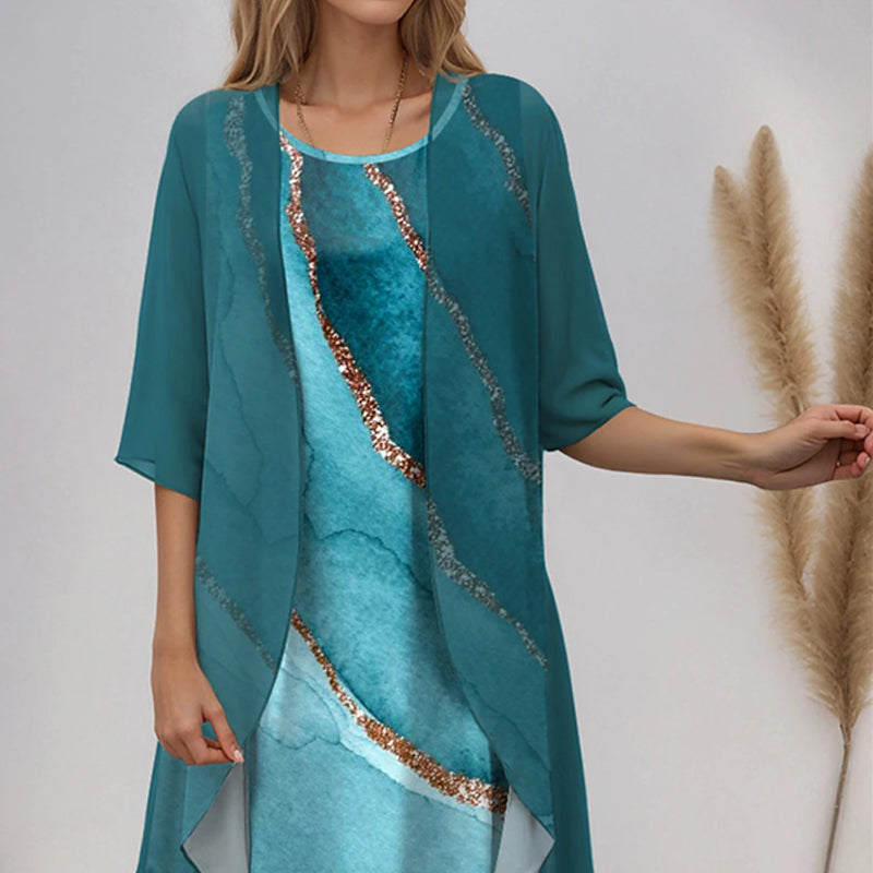 Adeline™ | Elegantes 2-teiliges Baumwollensemble