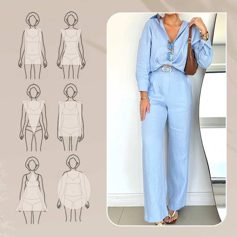 Ariel™ | Elegantes Hemd und Bequeme Hose