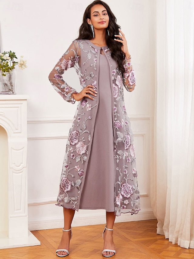 Leste™ | Elegantes Cocktailkleid in Tee-Länge