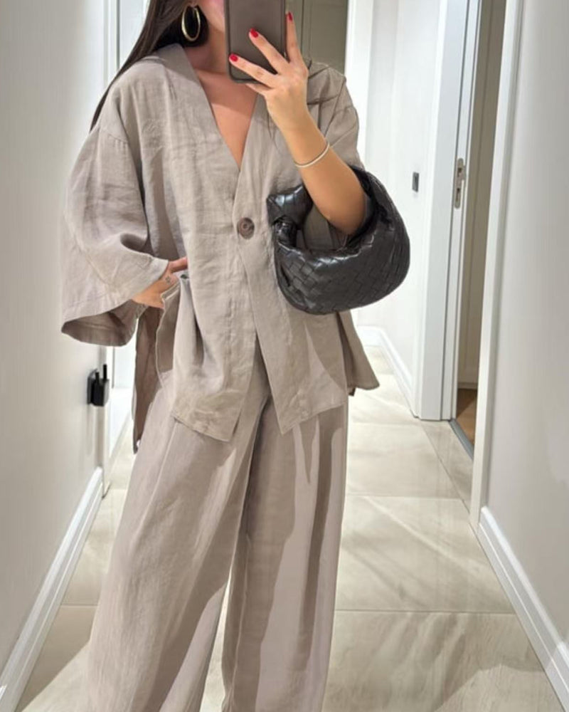 Mélanie™ | Elegantes, lässiges Set aus leichtem Stoff