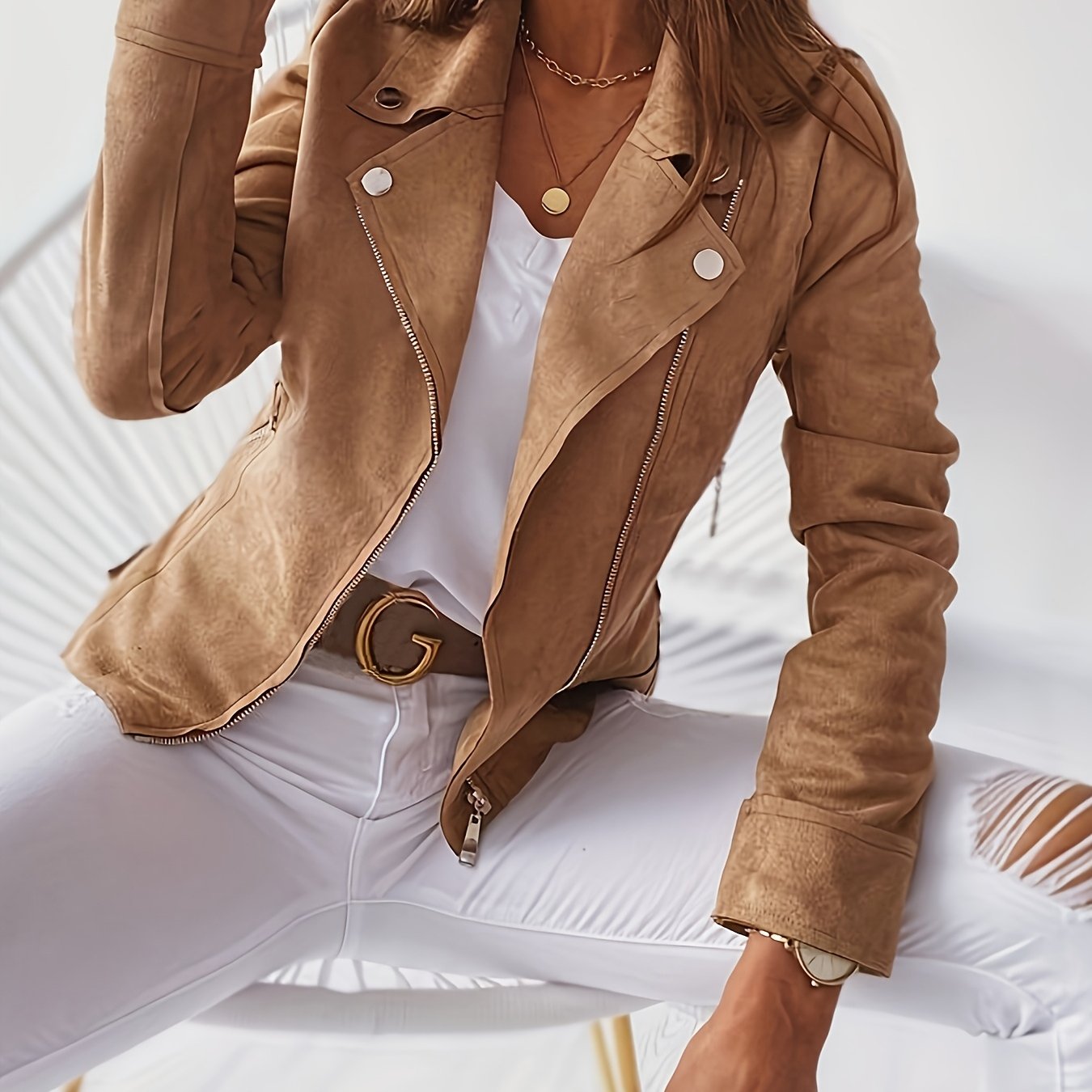 Camille™ | Elegante Zip-Jacke