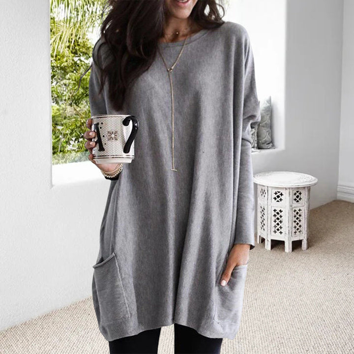 Edandi™ | Eleganter Baumwollpullover mit Taschen