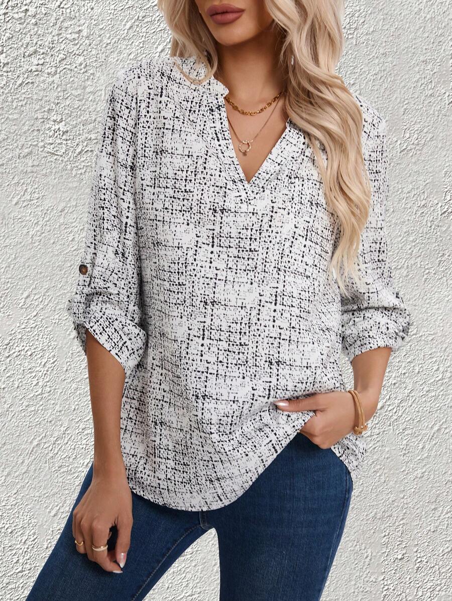 Emery™ | Elegante Blumenbluse