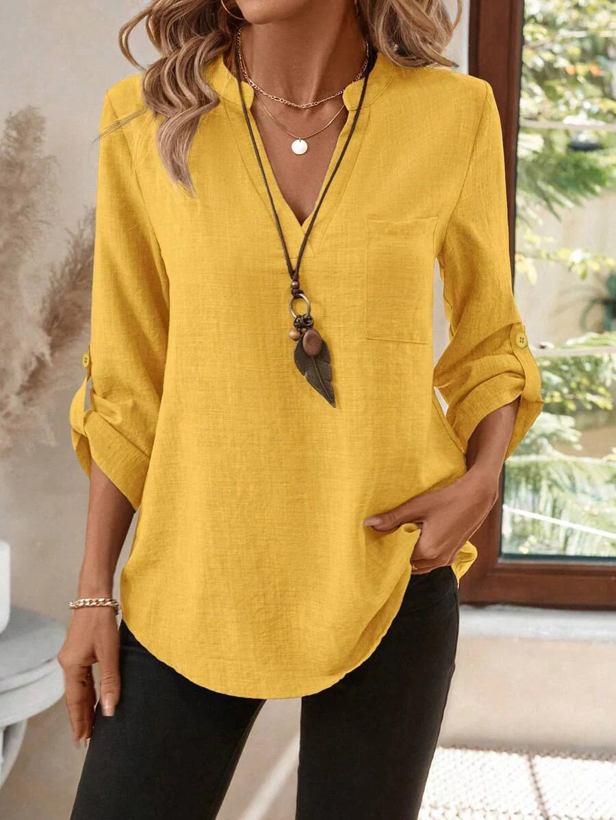Emery™ | Elegante Blumenbluse