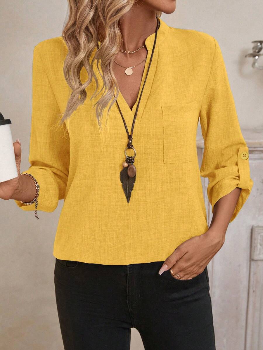 Emery™ | Elegante Blumenbluse
