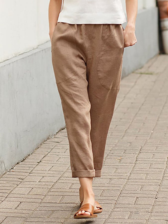 Quinn™ | Elegante Freizeit-Hose aus Baumwolle