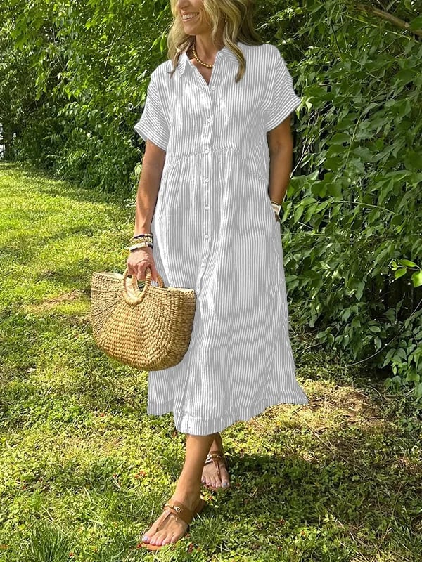 Aglyn™ | Elegantes Maxikleid aus Baumwolle