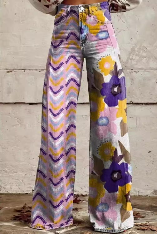 Adeline™ | Elegante Boho-Hose