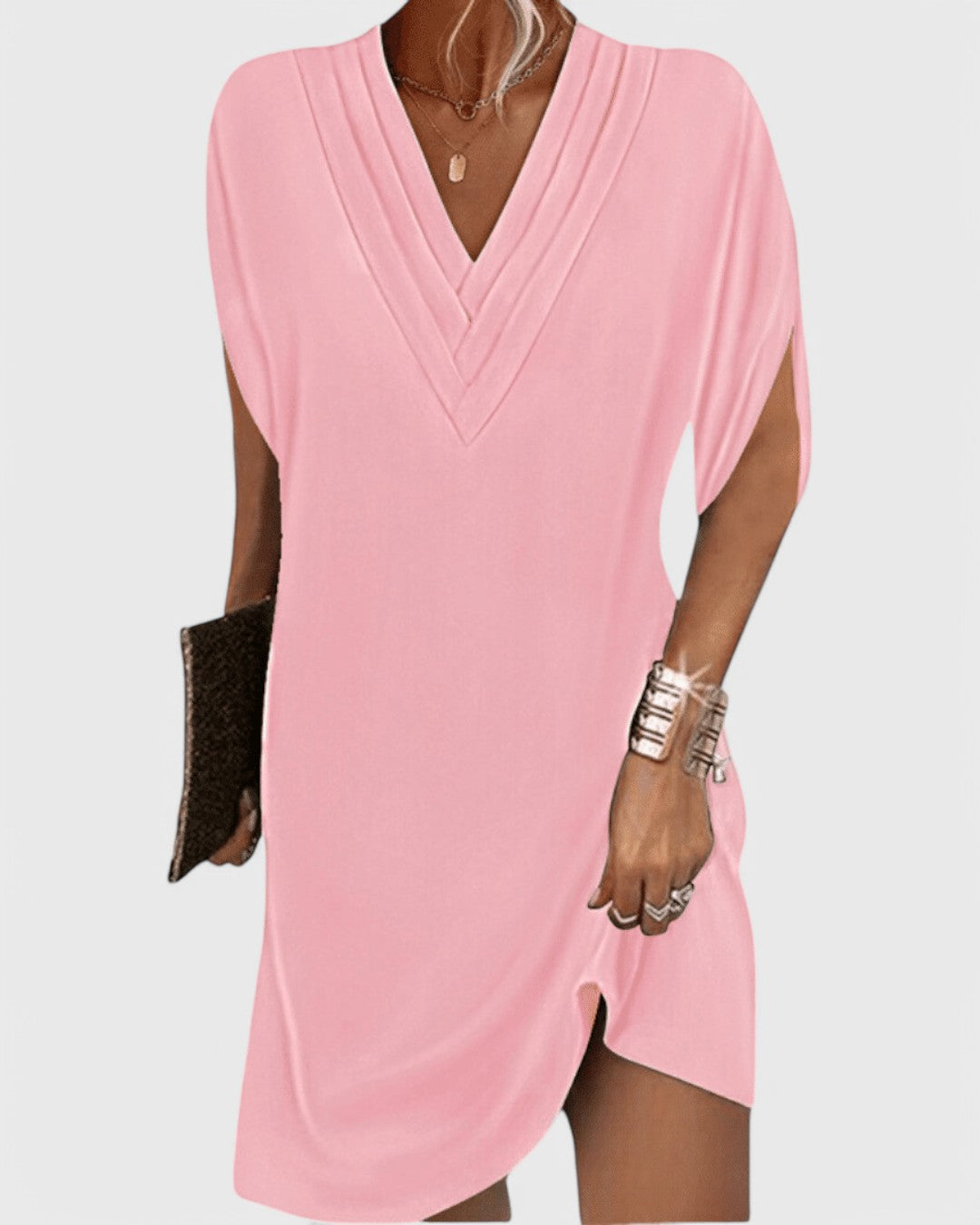 Winnie™ | Elegantes Kleid aus Leinen und Baumwolle