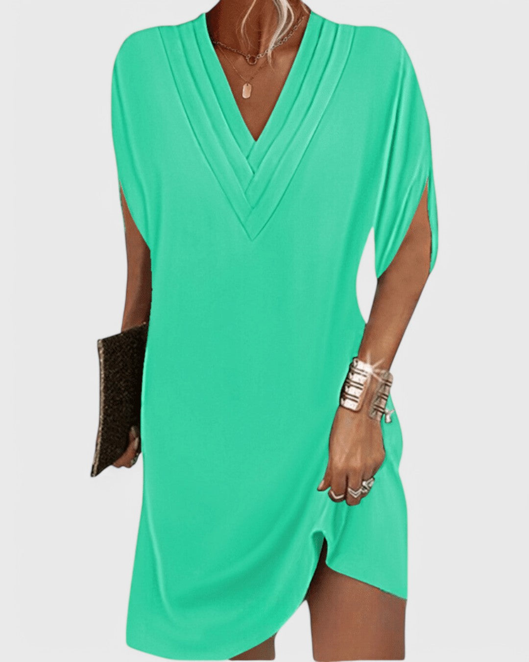 Winnie™ | Elegantes Kleid aus Leinen und Baumwolle